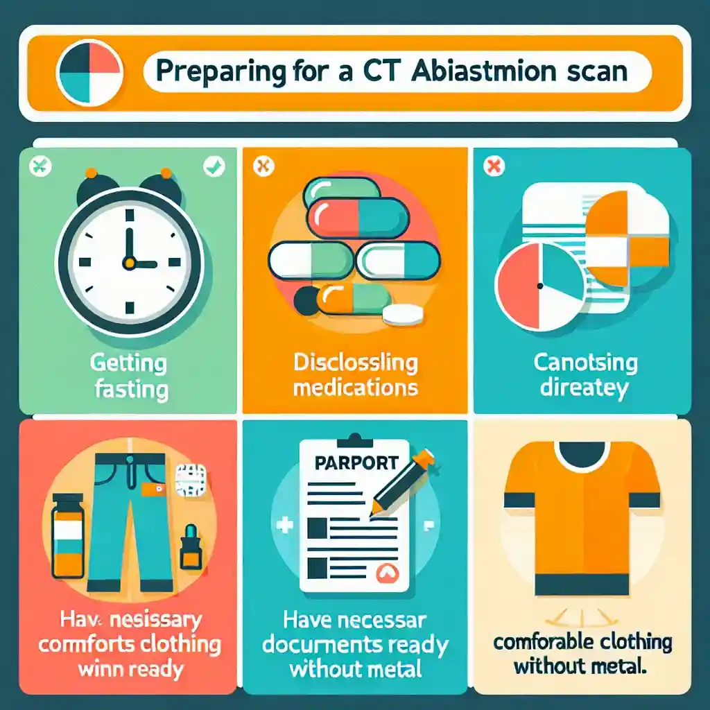Чек-лист подготовки к КТ брюшной полости с контрастом
