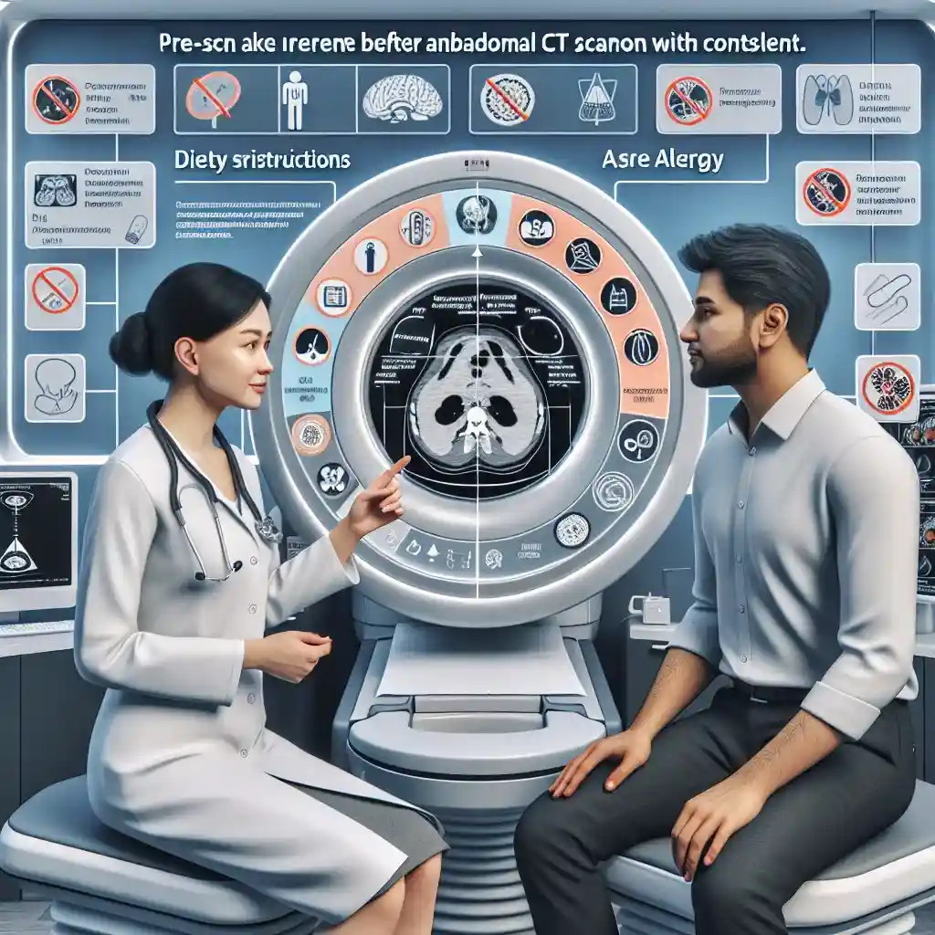 Підготовка до КТ черевної порожнини з контрастом