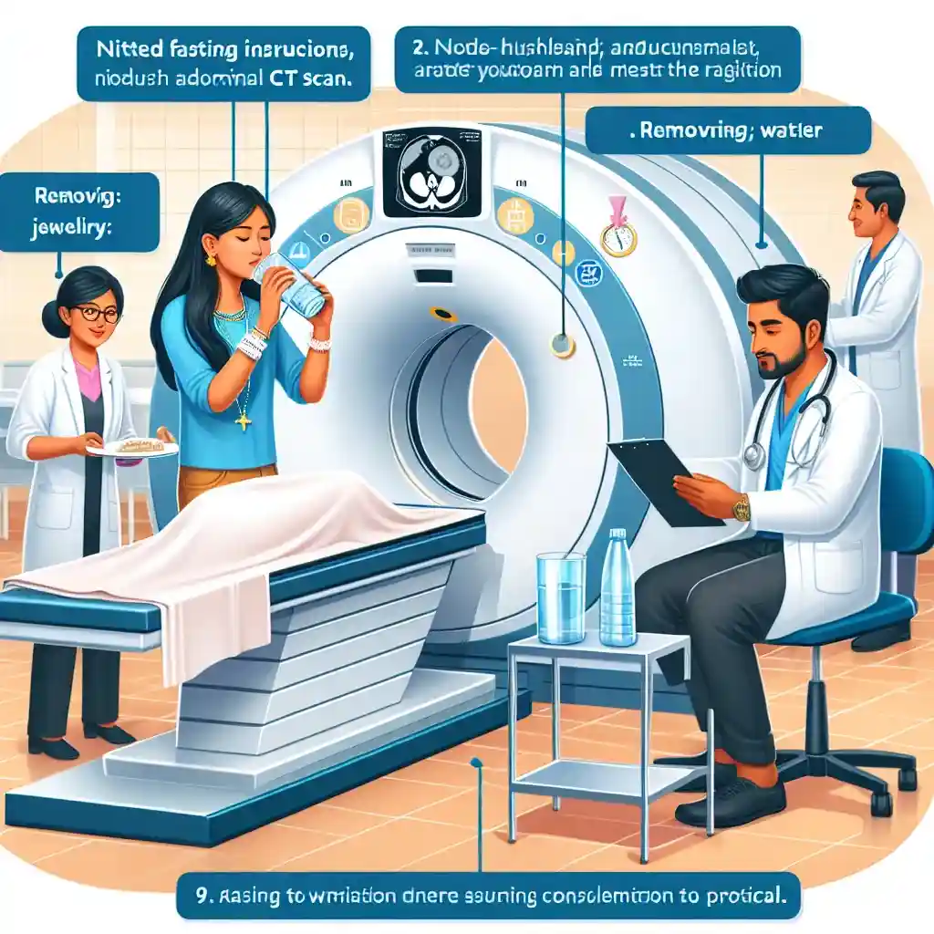Подготовка к КТ брюшной полости